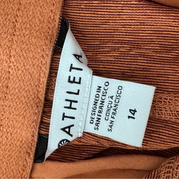 Athleta Women's Echo Short Burnt Orange active workout outdoors 5 inch Size 14 - Picture 5 of 10